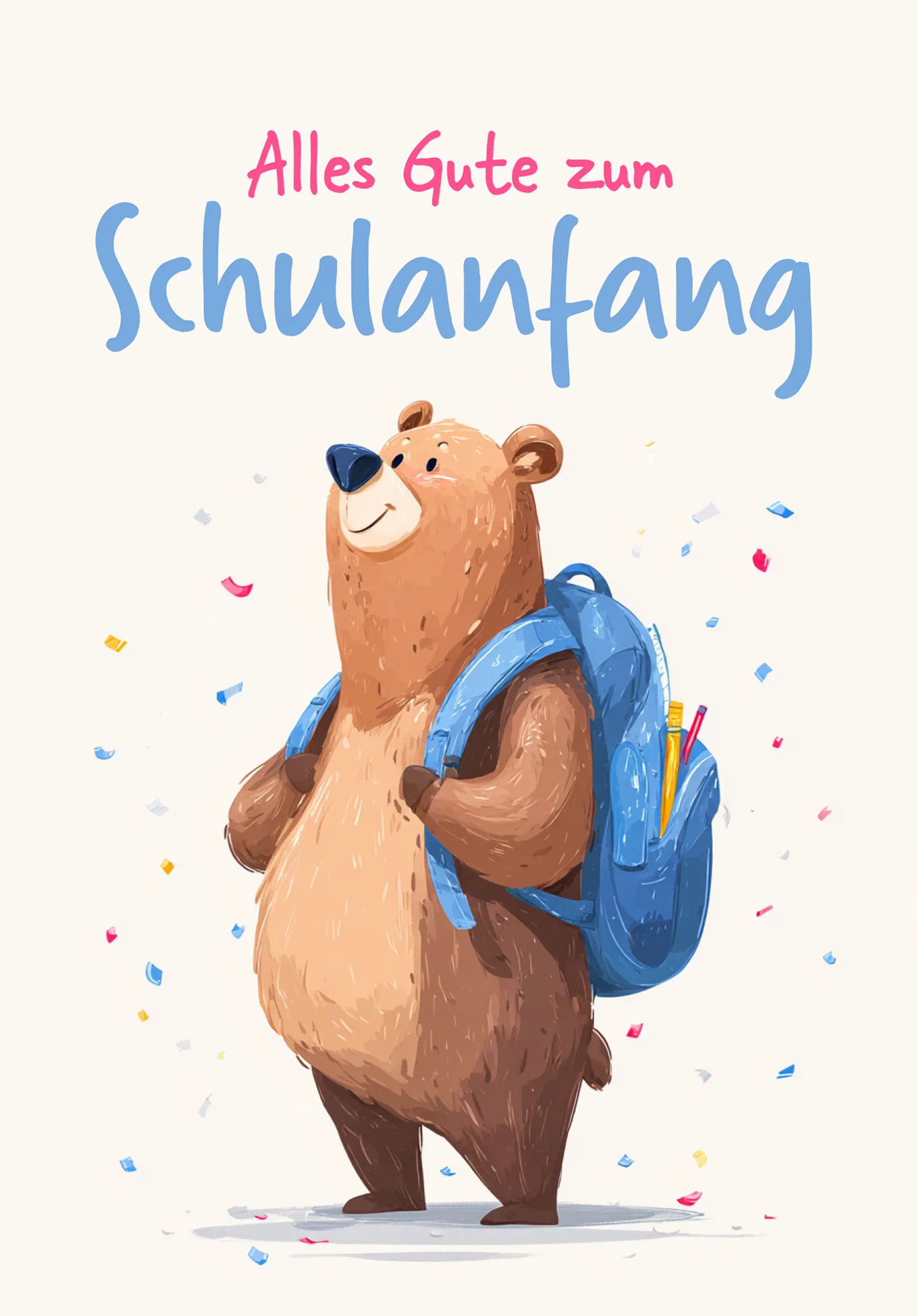 Alles Gute Schulanfang - Bär - Image 2