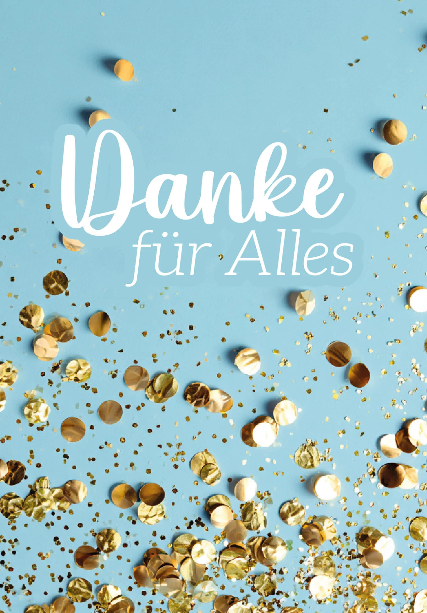 Danke für Alles - Konfetti Blau - Image 2