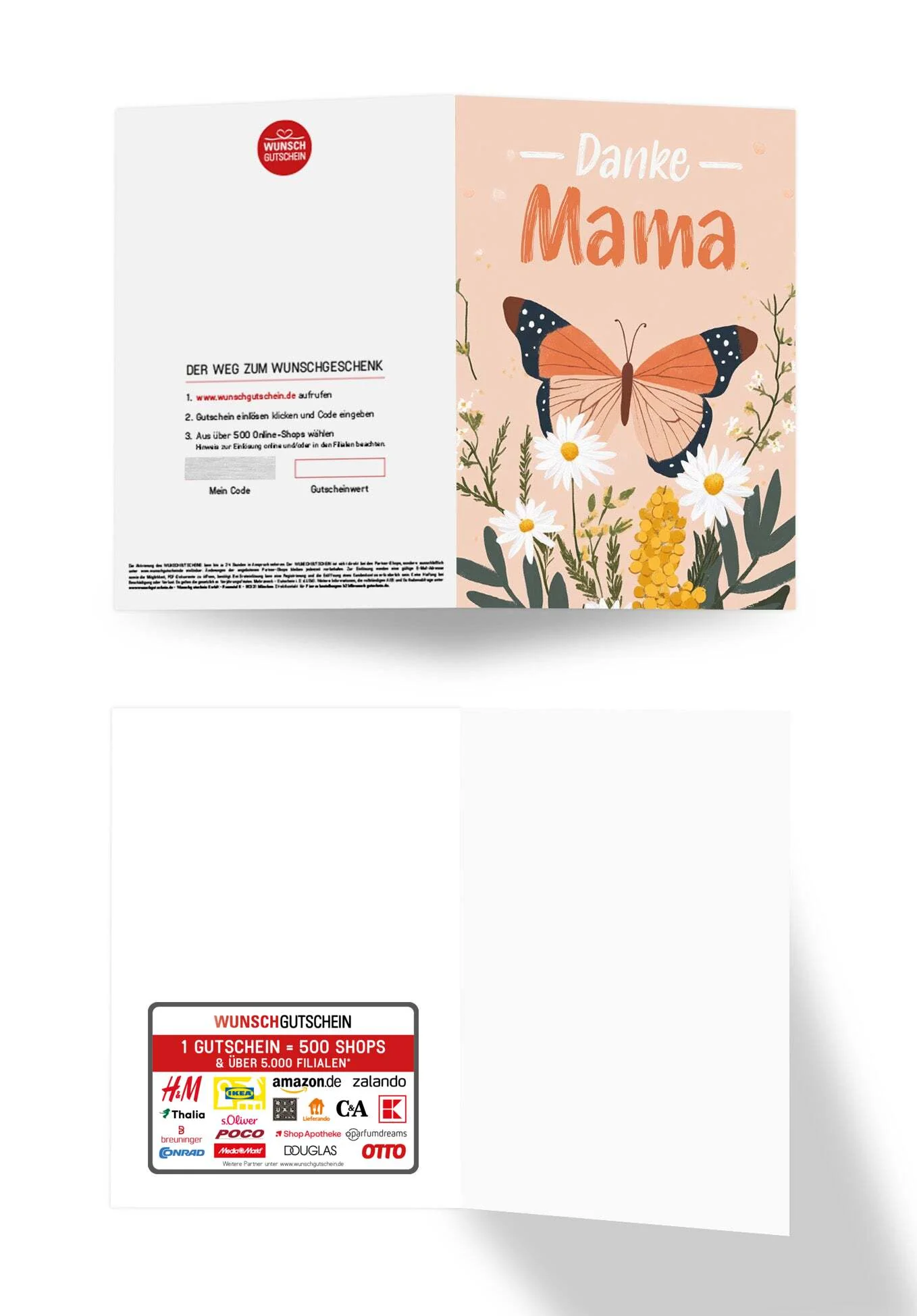 Danke Mama - Schmetterling Orange PDF - Image 3