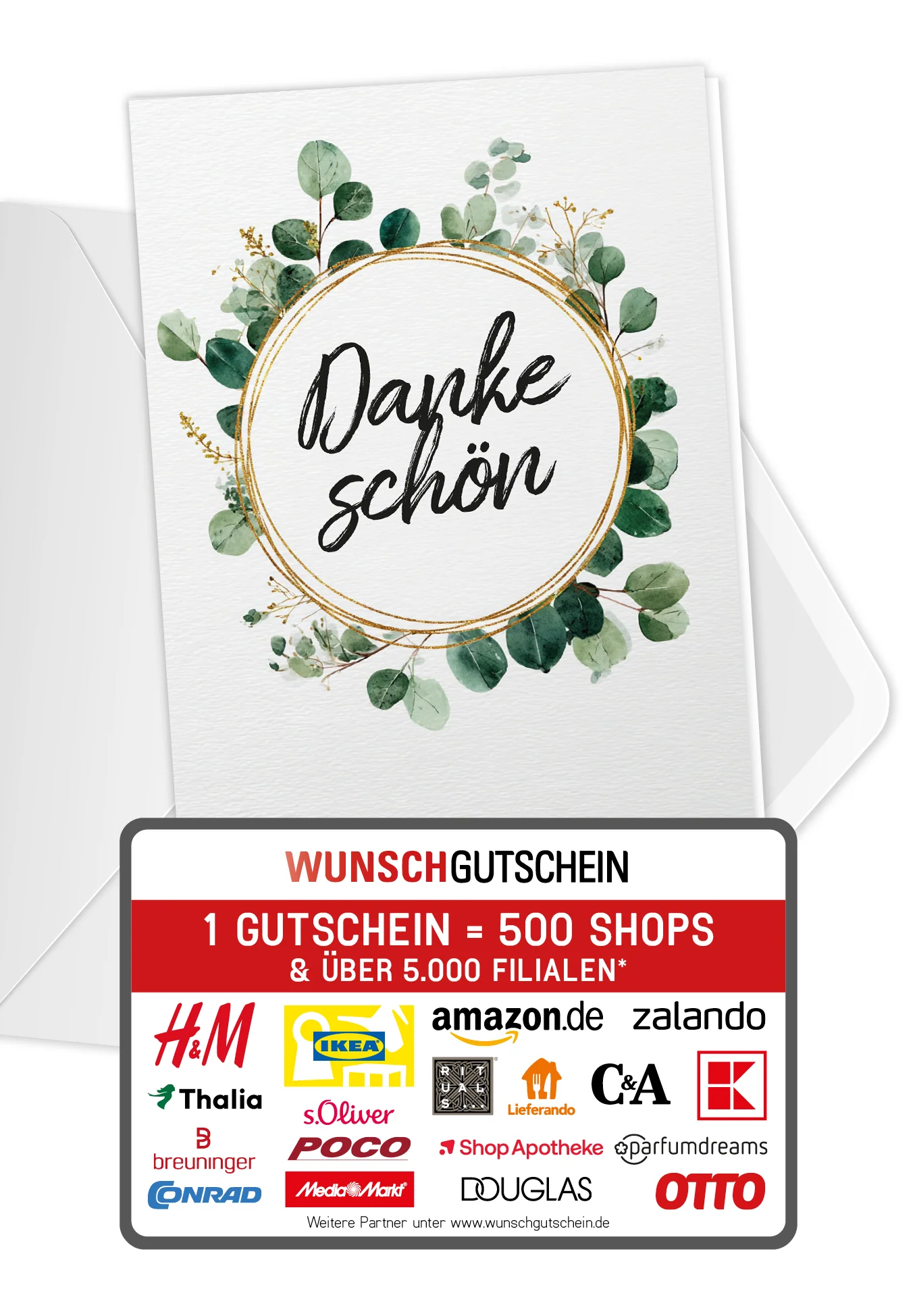 Dankeschön - Eucalyptus Kranz