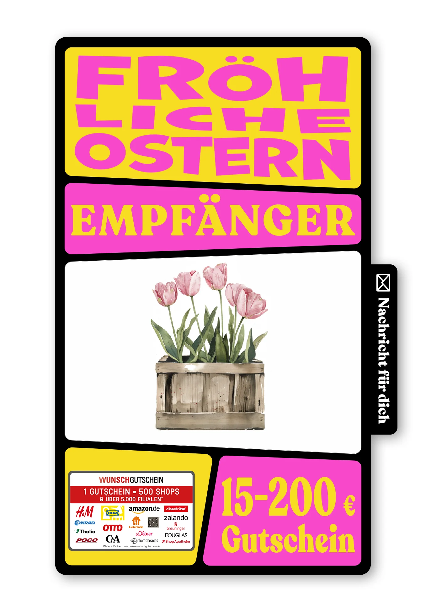 Digital - Frohe Ostern - Tulpen Box