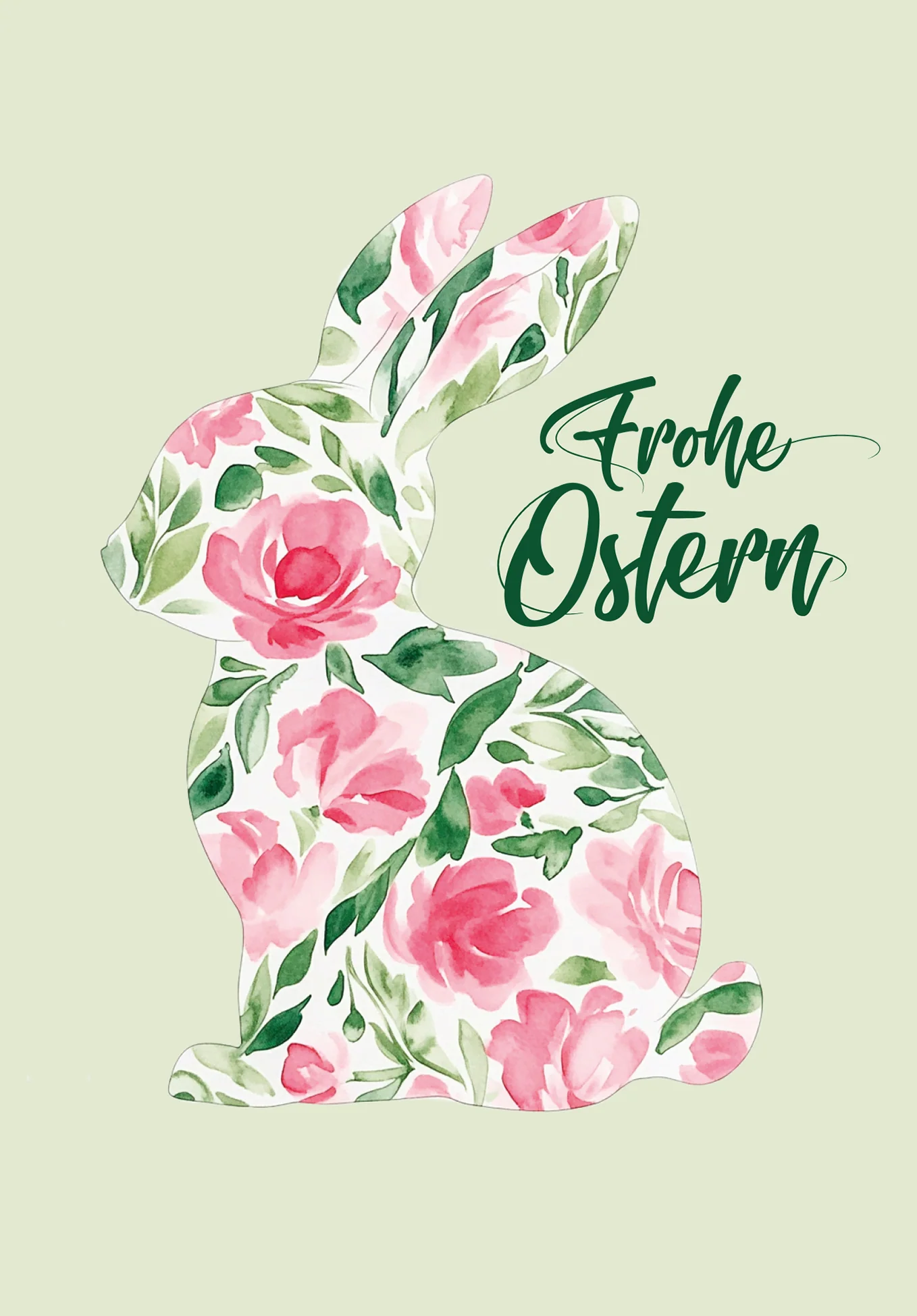Frohe Ostern - Blumenhase - Image 2