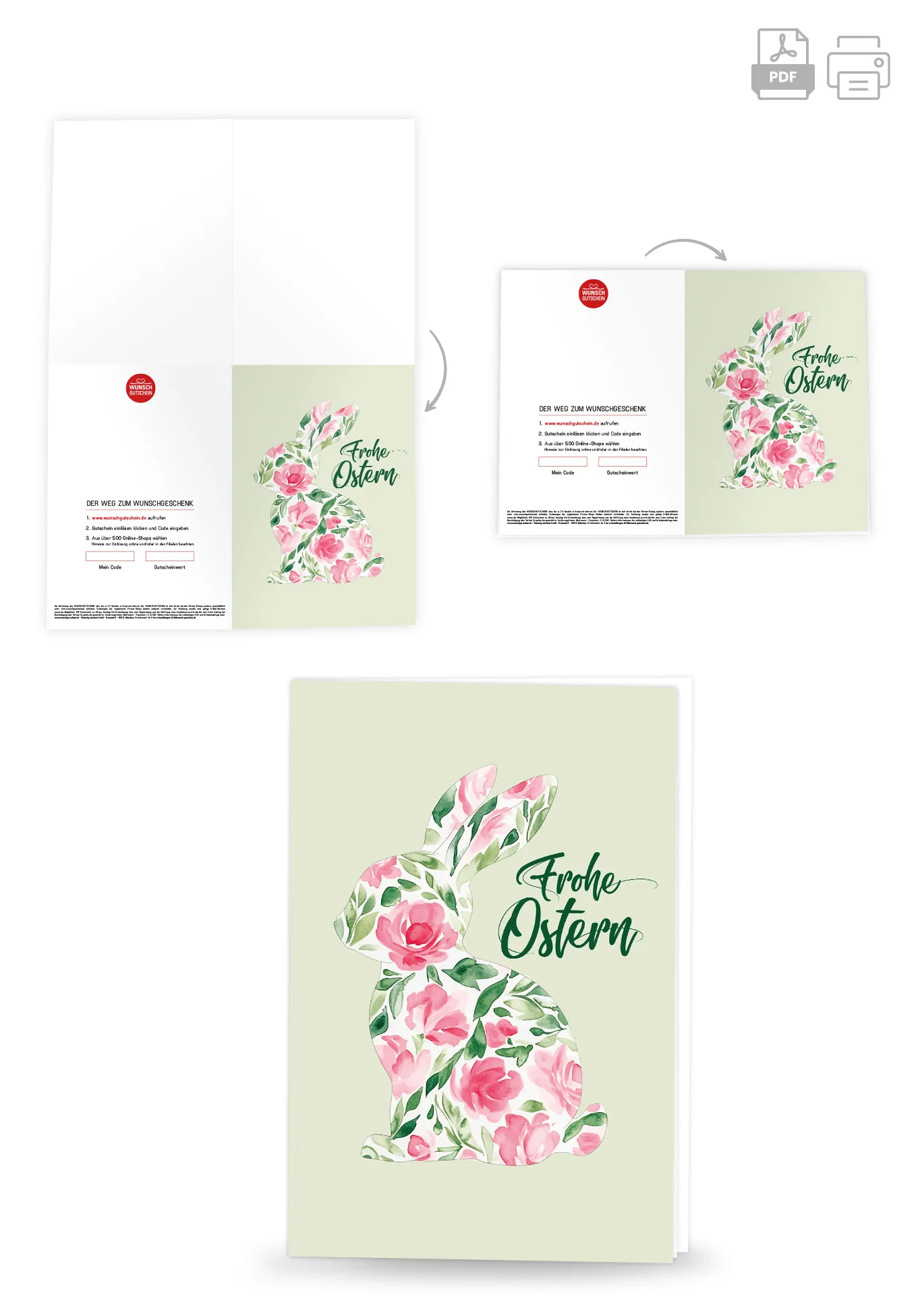 Frohe Ostern - Blumenhase PDF - Image 4