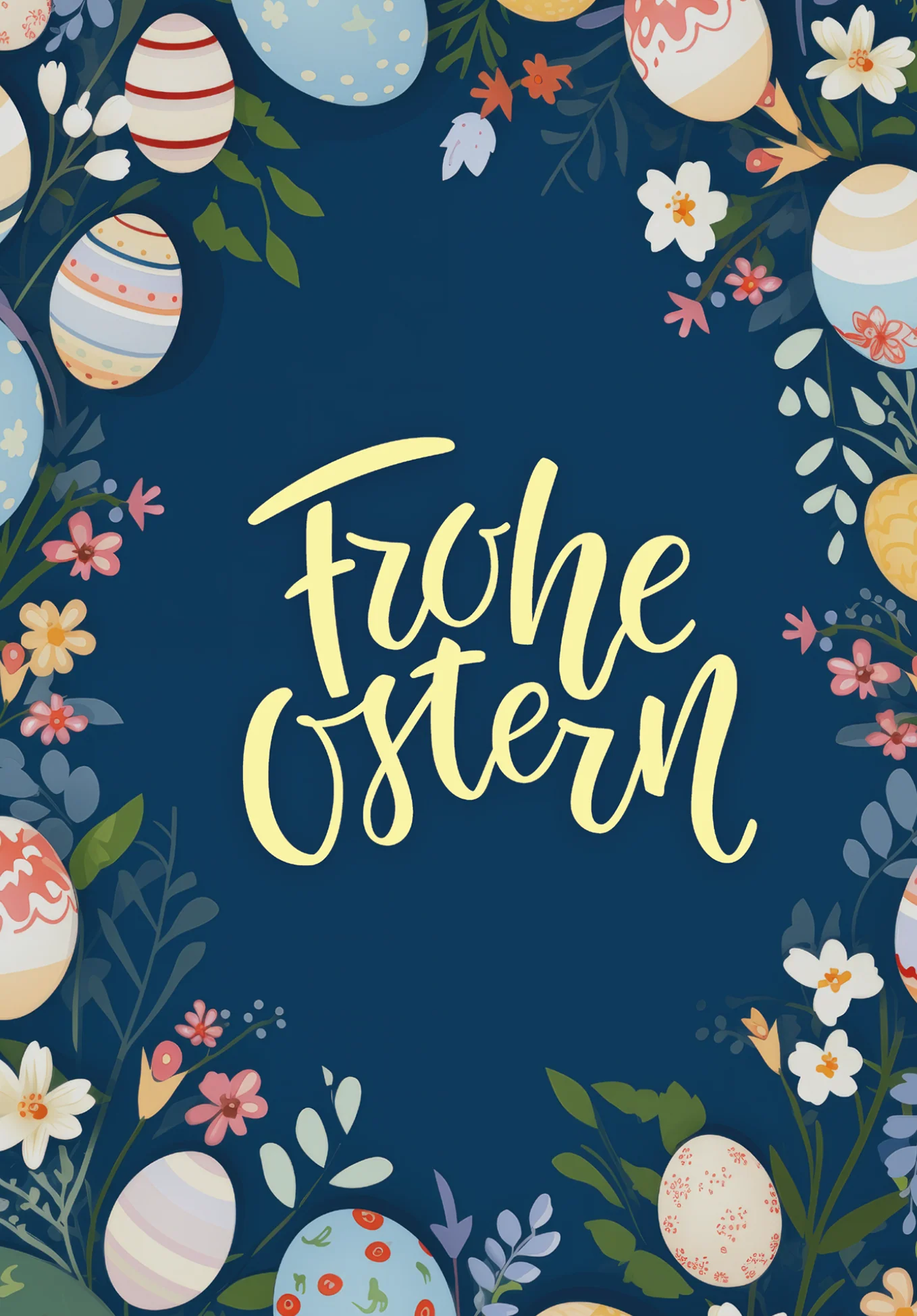 Frohe Ostern - Ostereier Blumen PDF - Image 2