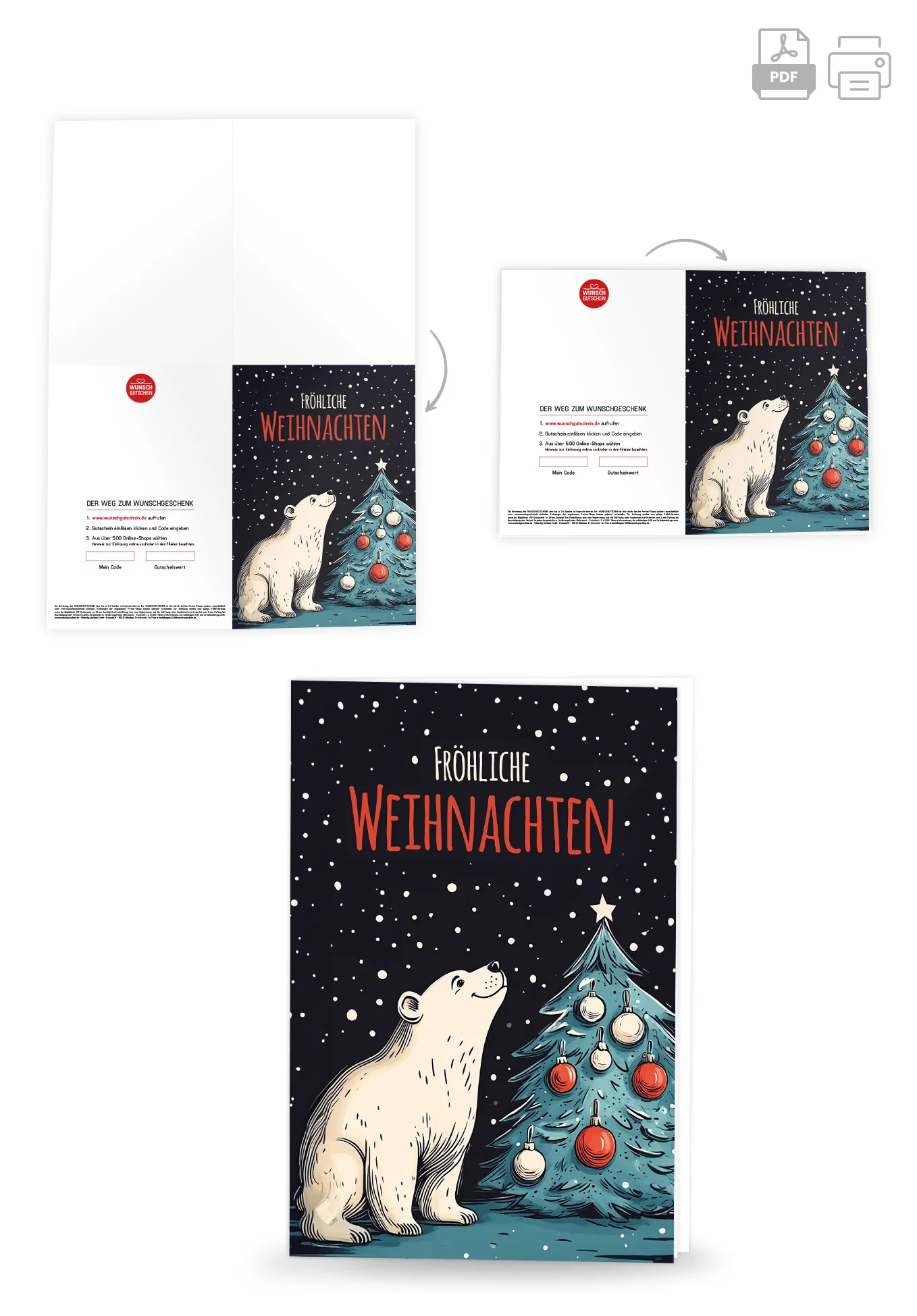 Fröhliche Weihnachten - Eisbär - Image 4