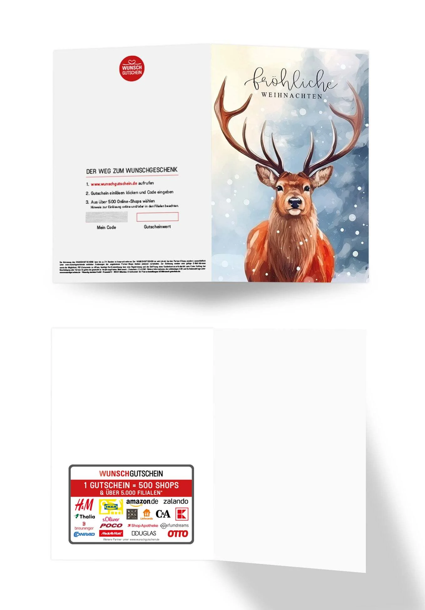 Fröhliche Weihnachten - Hirsch - Image 3