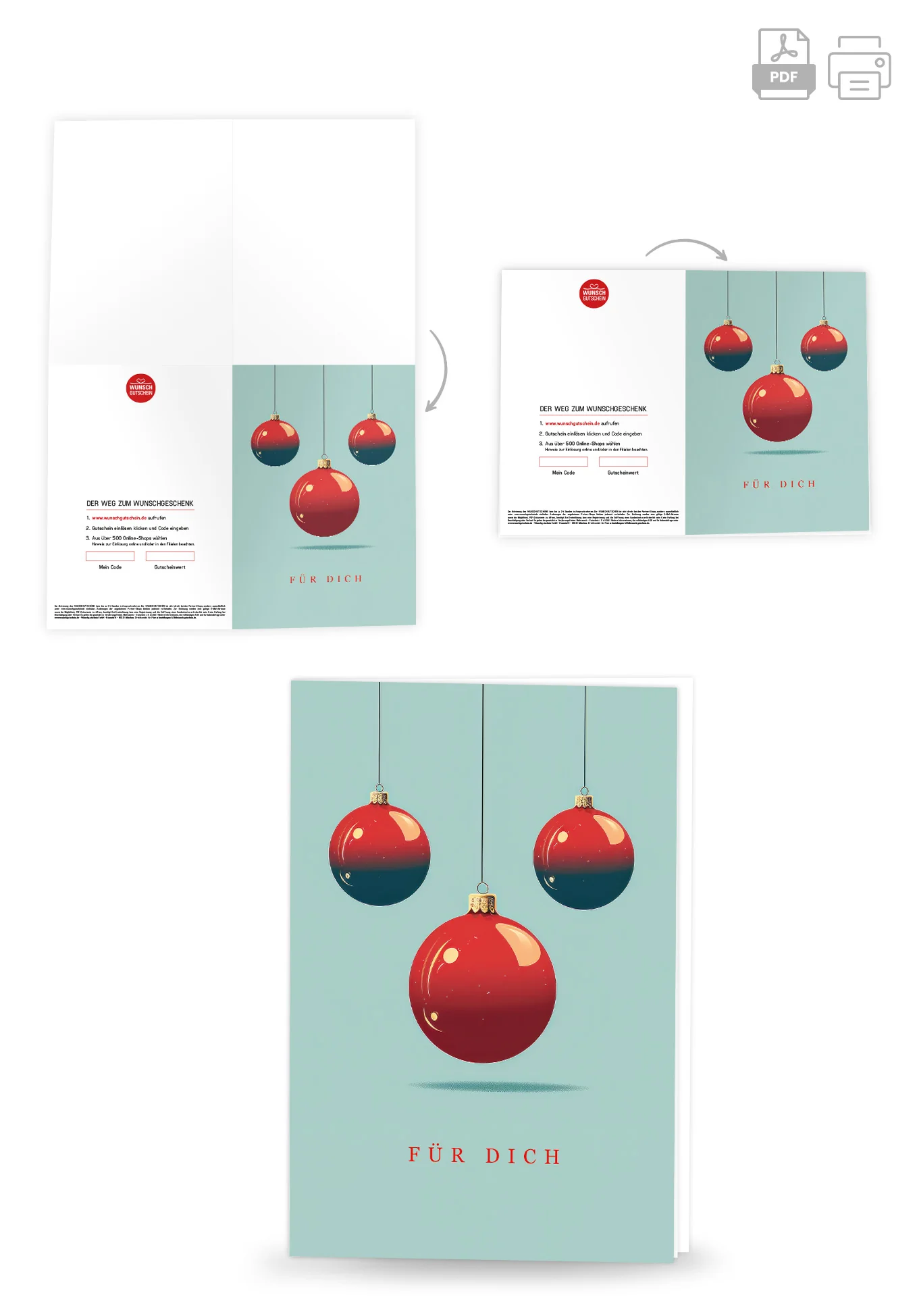 Für Dich - Weihnachtskugeln PDF - Image 4