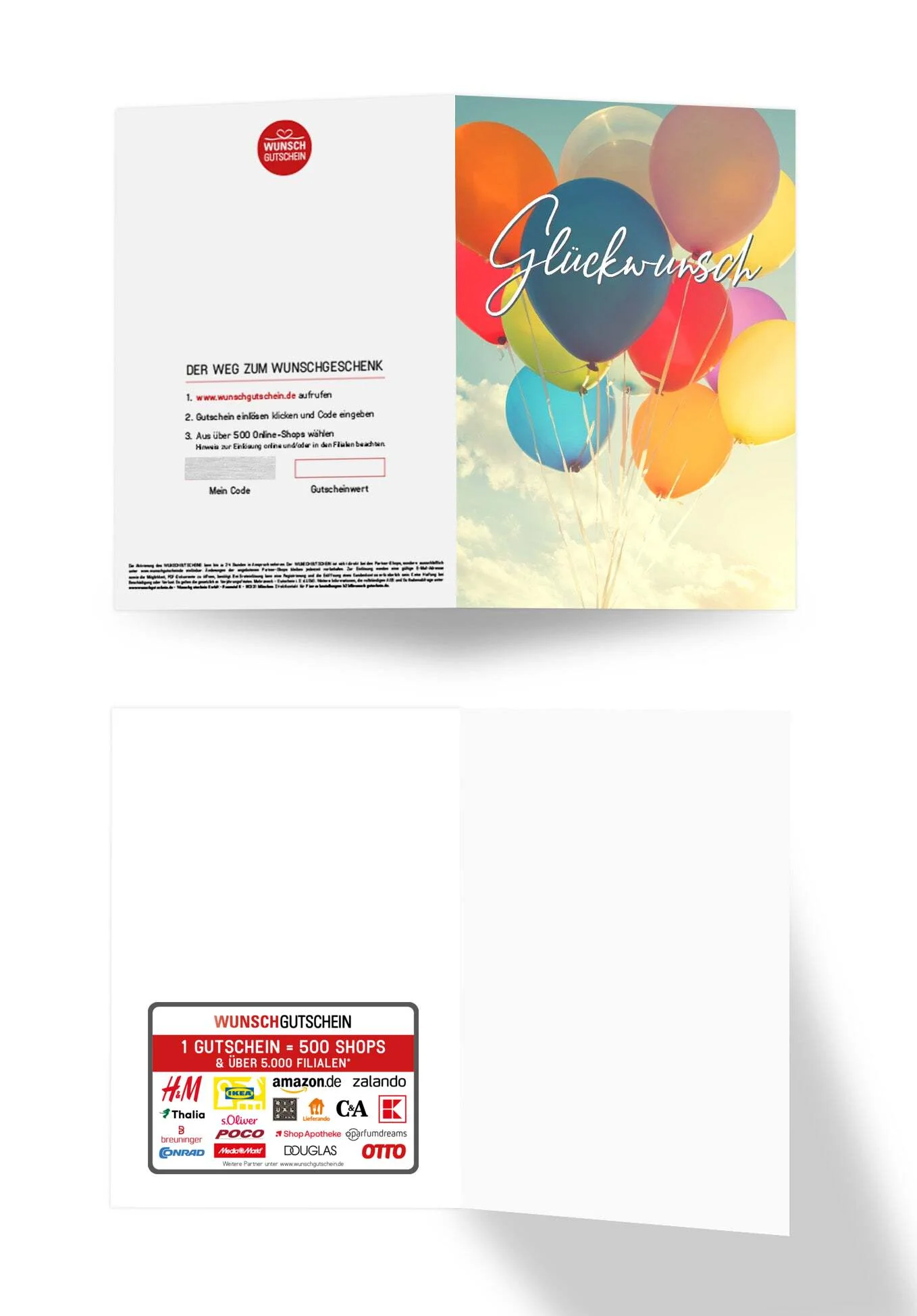 Glückwunsch - Bunte Ballons - Image 3