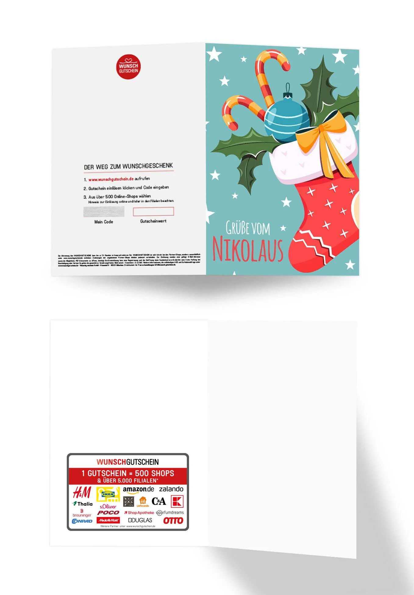 Grüße vom Nikolaus - Strumpf PDF - Image 3