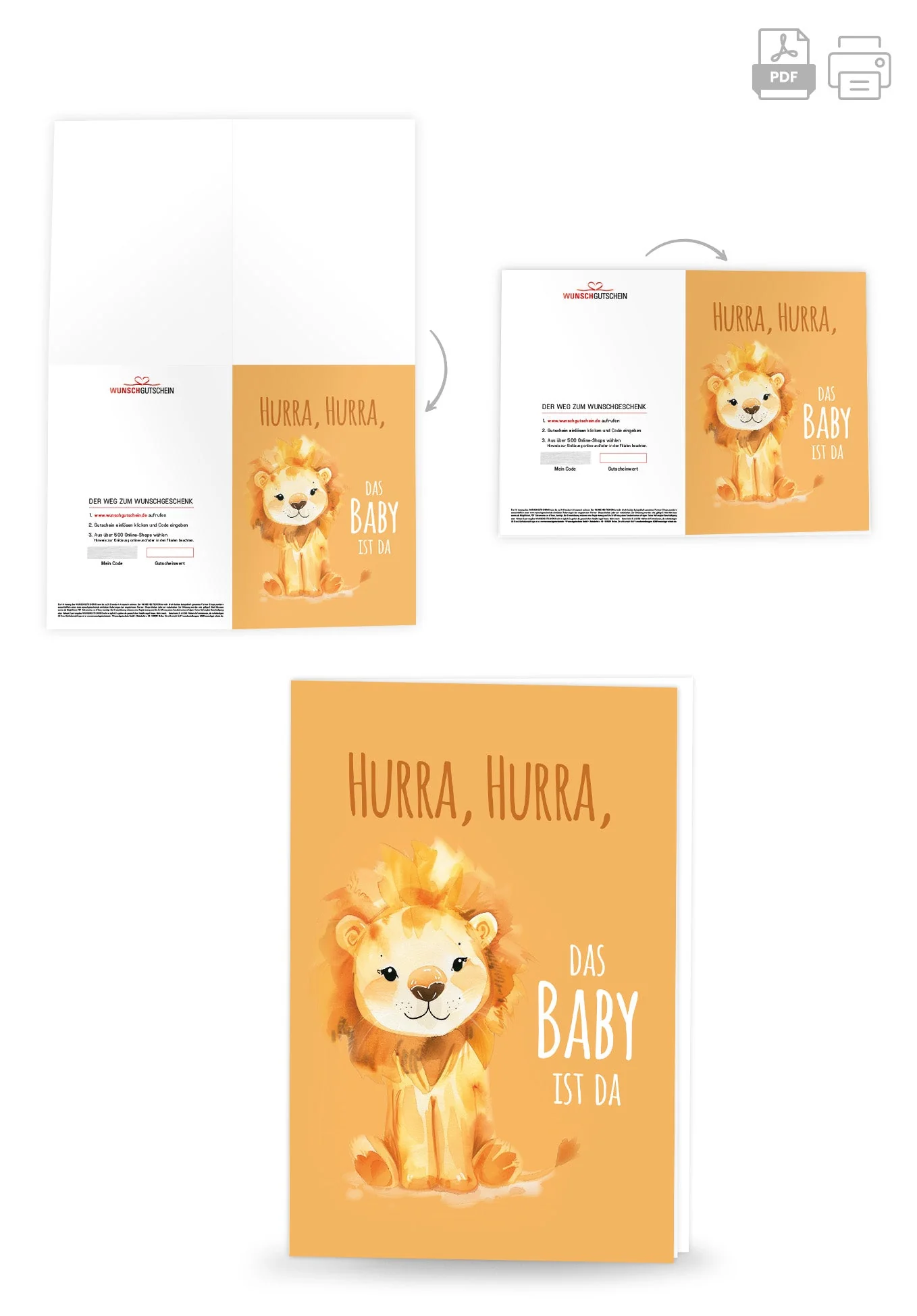 Hurra das Baby ist da - Löwe PDF - Image 4