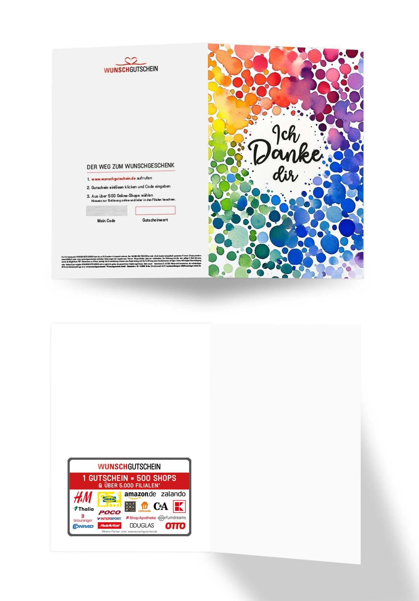 Ich danke dir - Punkte Bunt PDF - Image 3
