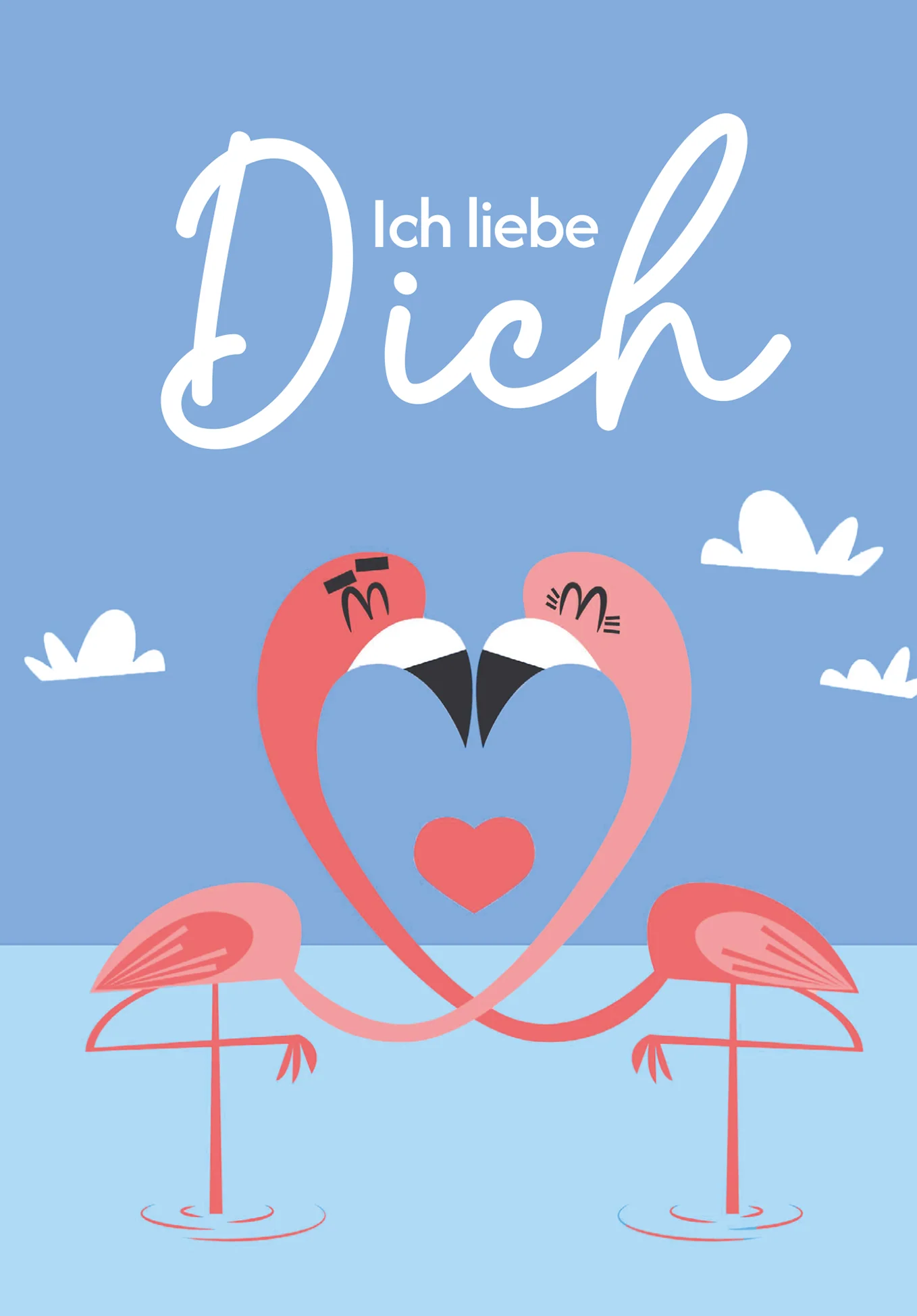 Ich liebe Dich - Flamingos PDF - Image 2