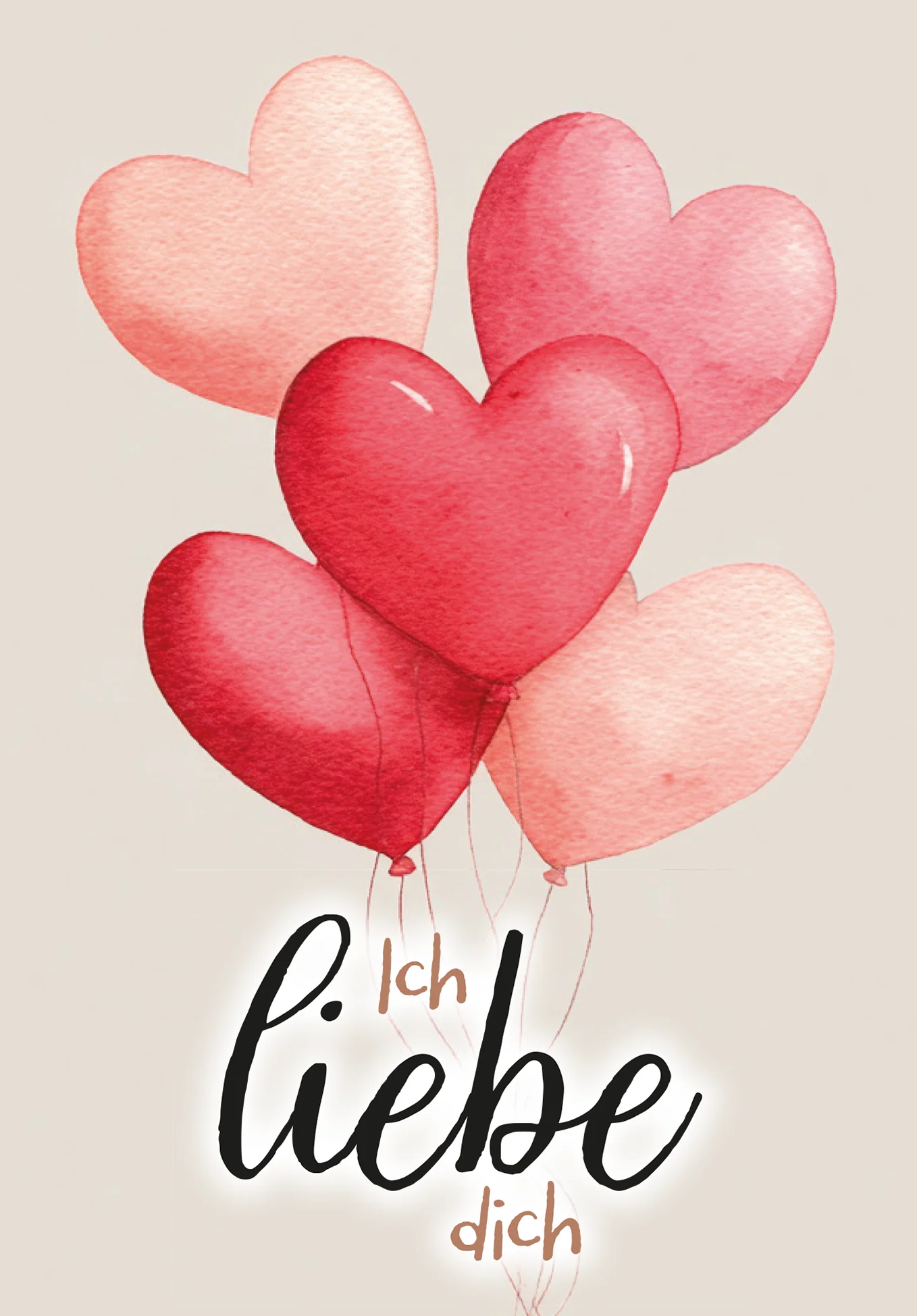 Ich liebe dich - Herzballons - Image 2