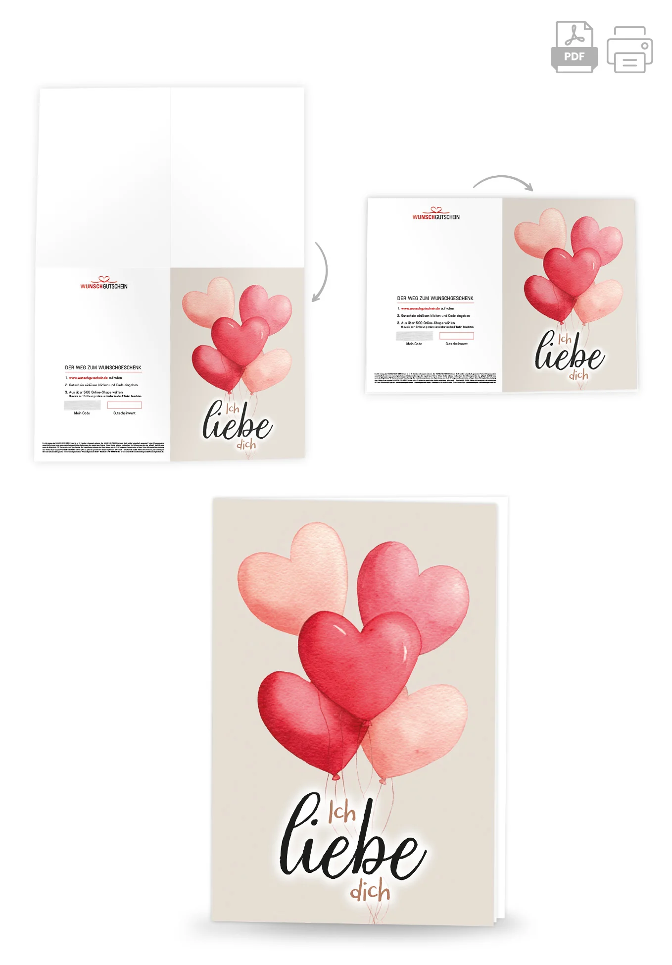 Ich liebe dich - Herzballons PDF - Image 4