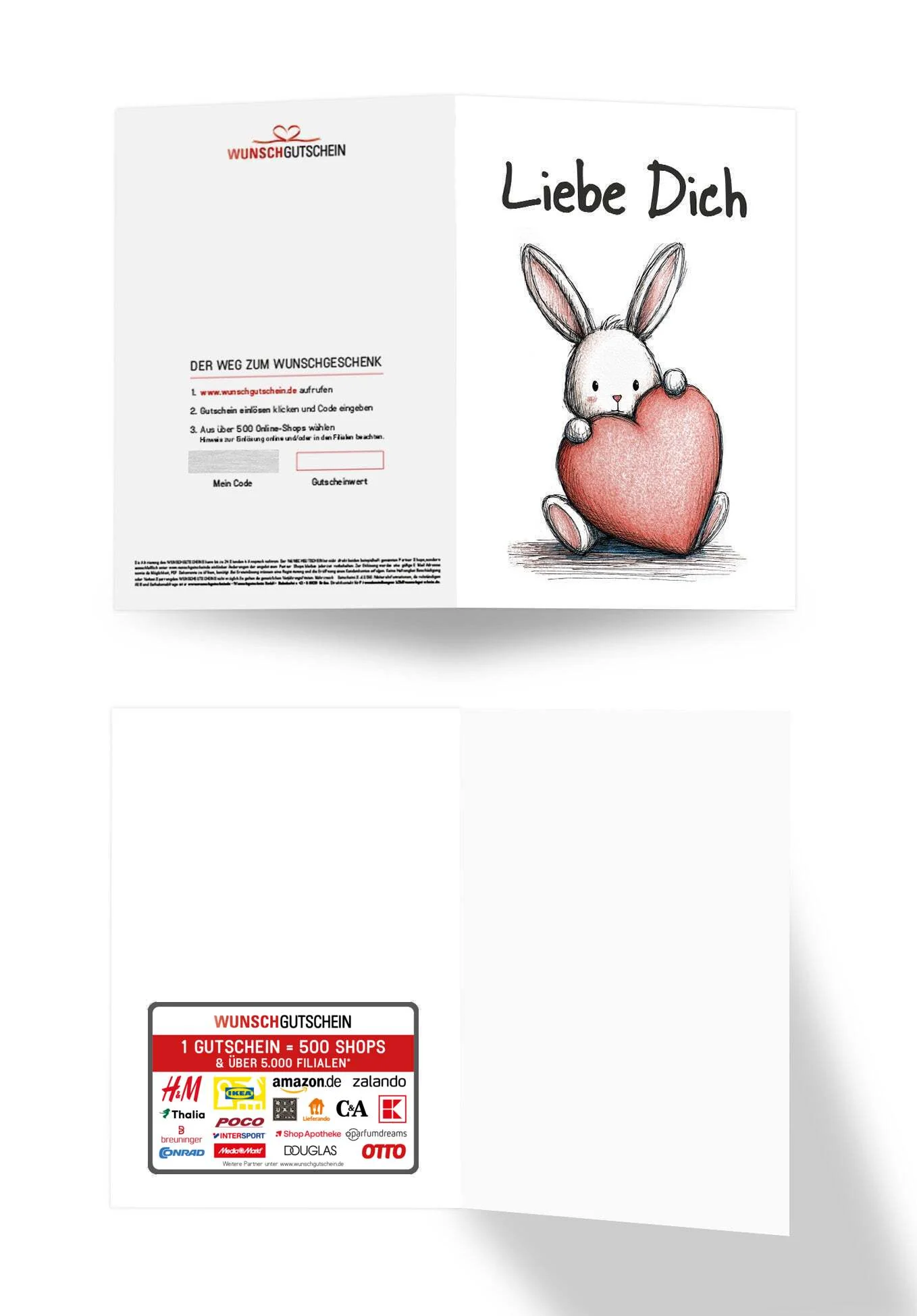 Liebe Dich - Hase Herz - Image 3