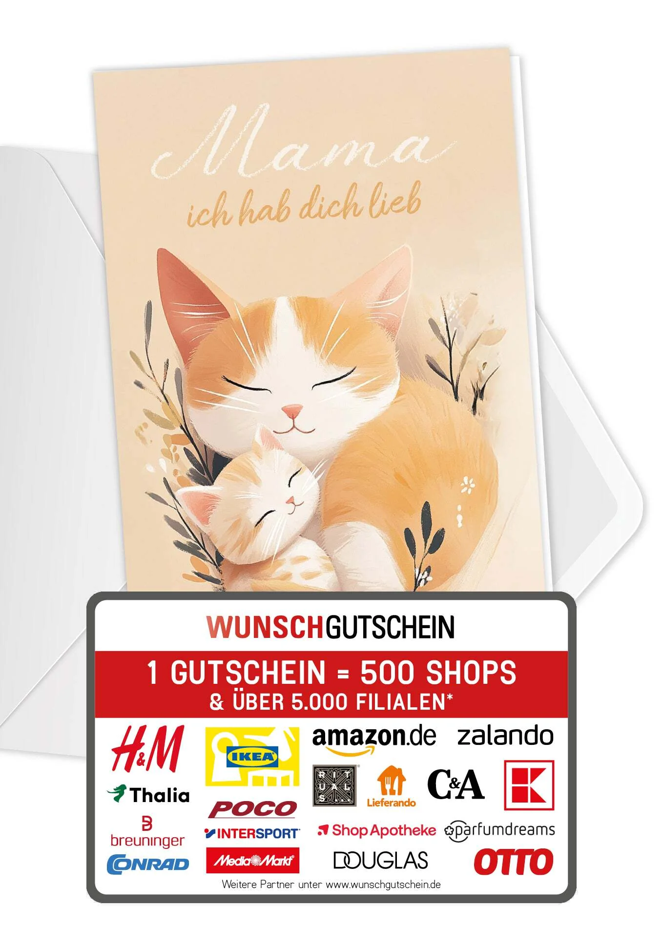 Mama hab dich lieb - Katzen Orange PDF