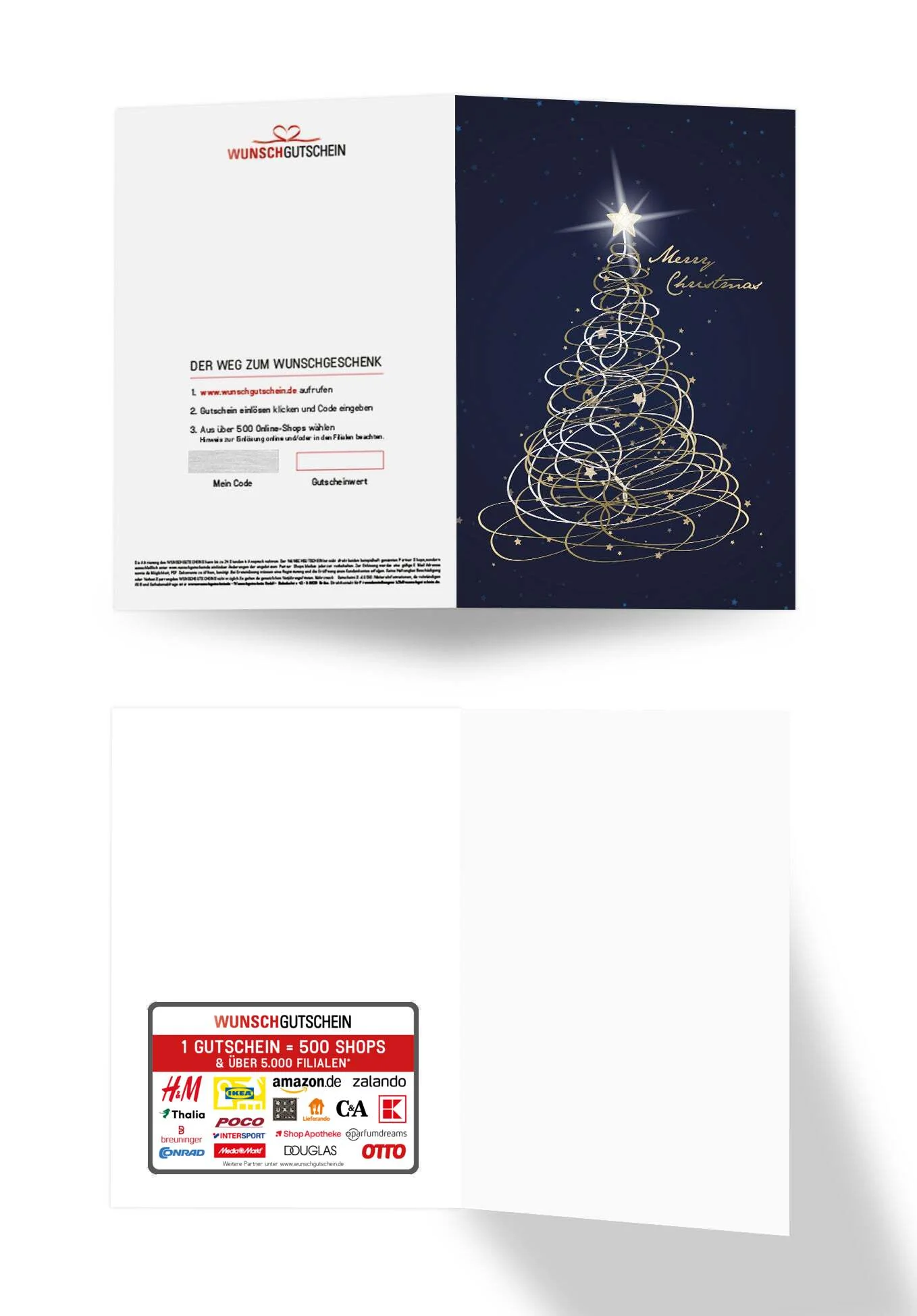 Merry Christmas - Tannenbaum Blau - Image 3