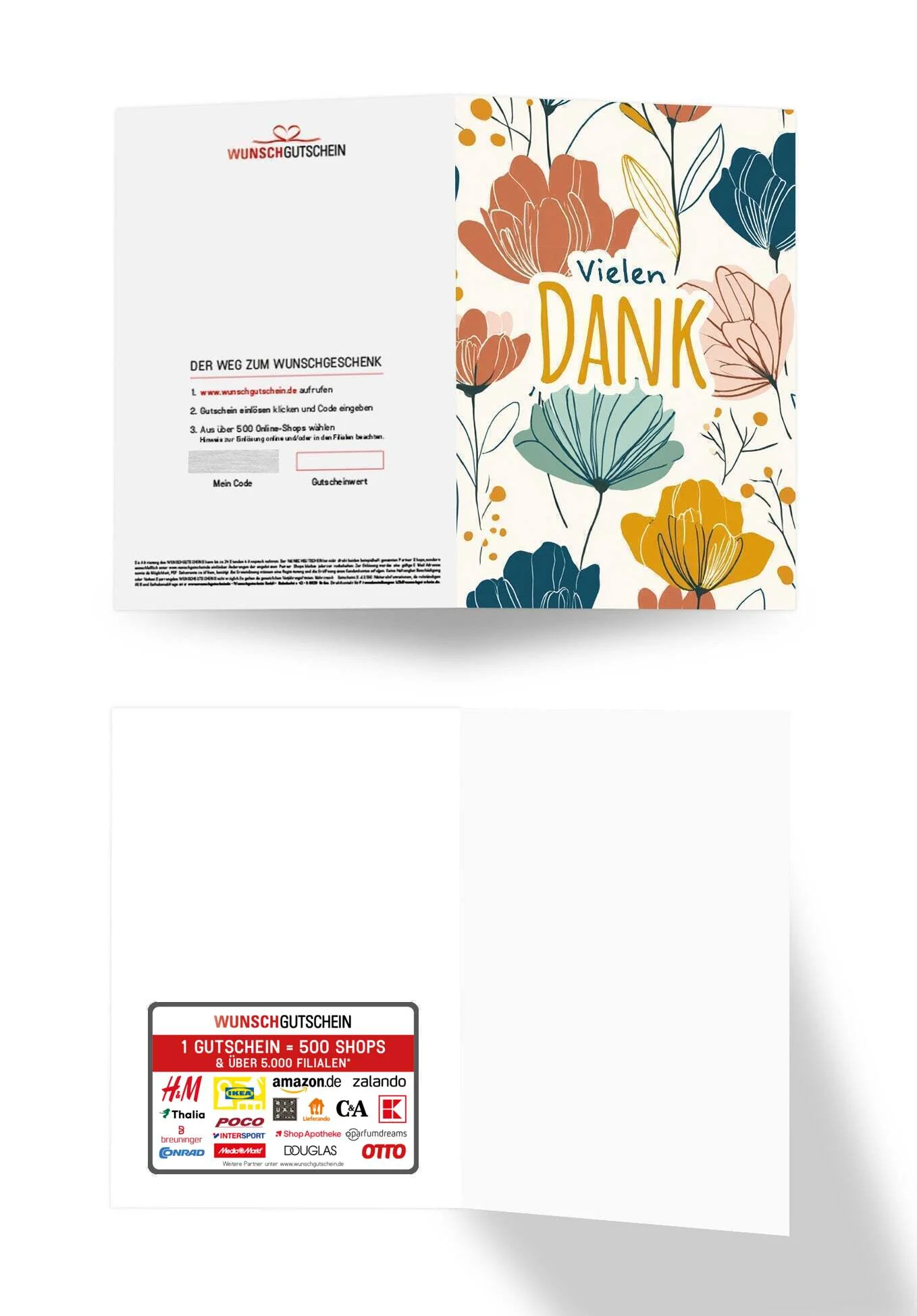 Vielen Dank - Blumenmuster PDF - Image 3