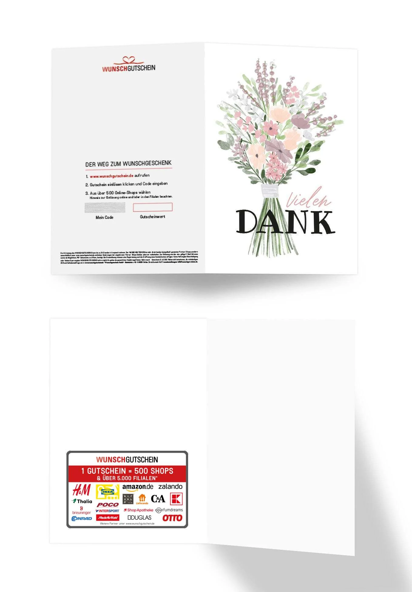 Vielen Dank - Blumenstrauss Lila - Image 3