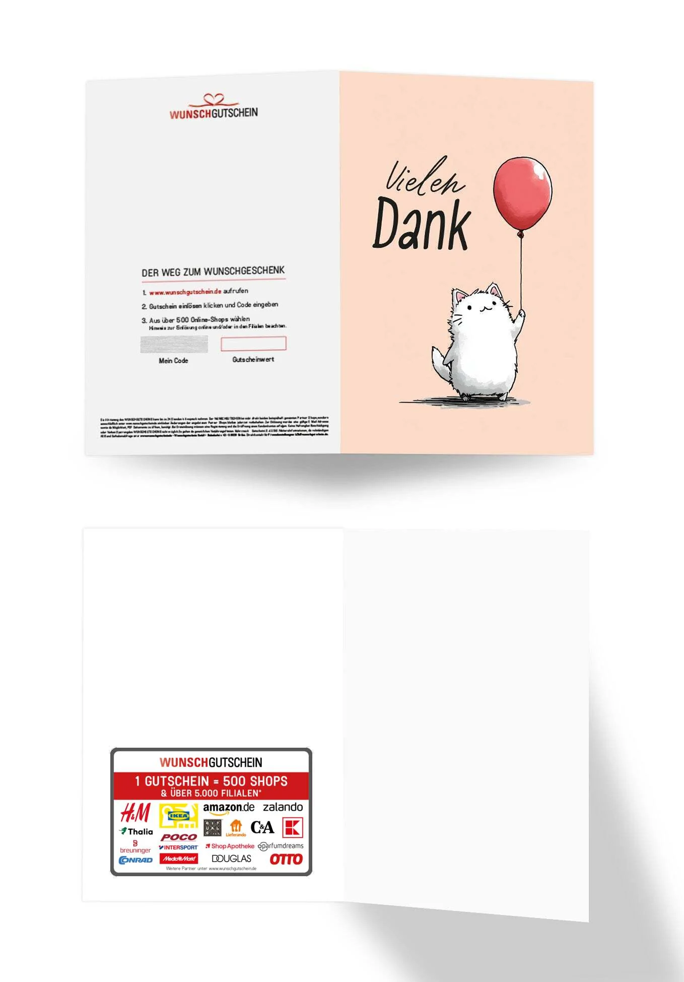 Vielen Dank - Katze Luftballon - Image 3