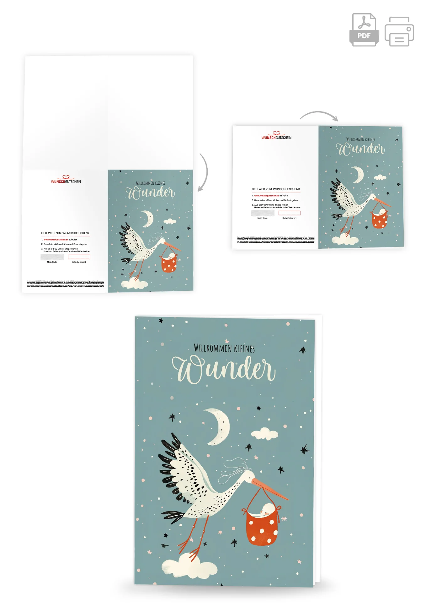 Willkommen kleines Wunder - Storch - Image 4