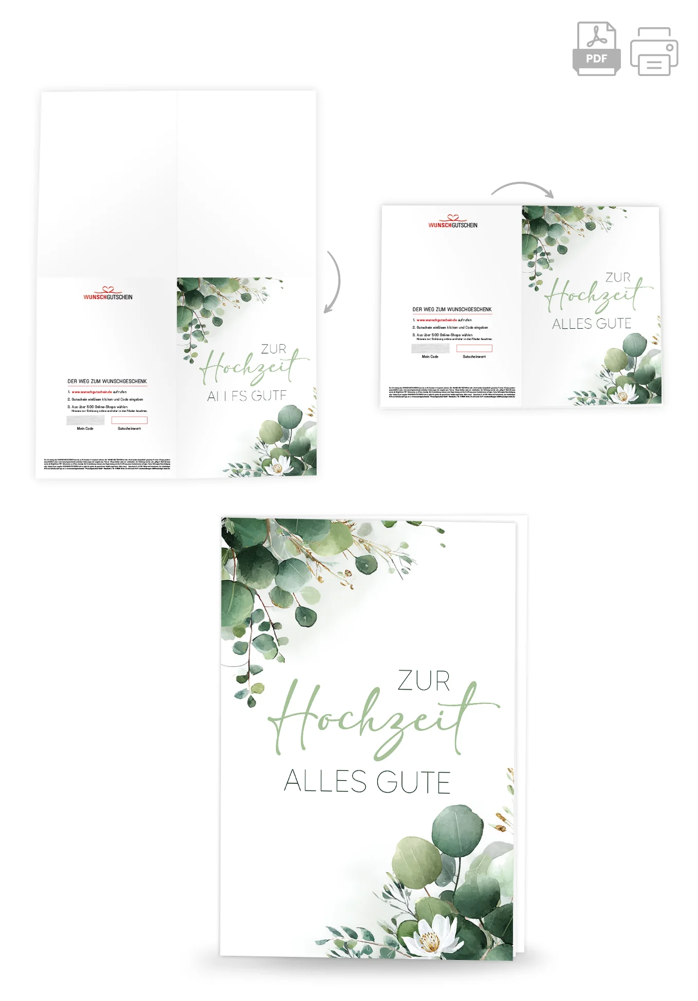 Zur Hochzeit alles Gute - Eukalyptus - Image 4