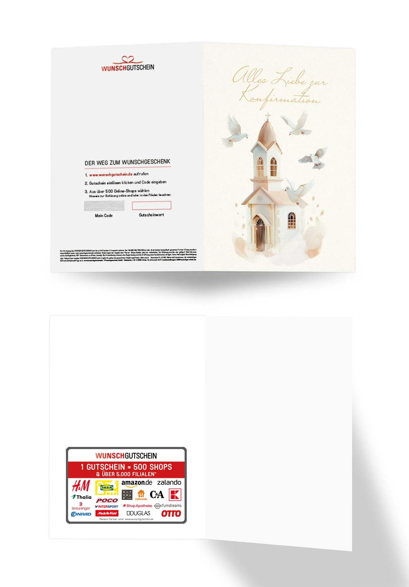 Zur Konfirmation - Kirche Beige - Image 3