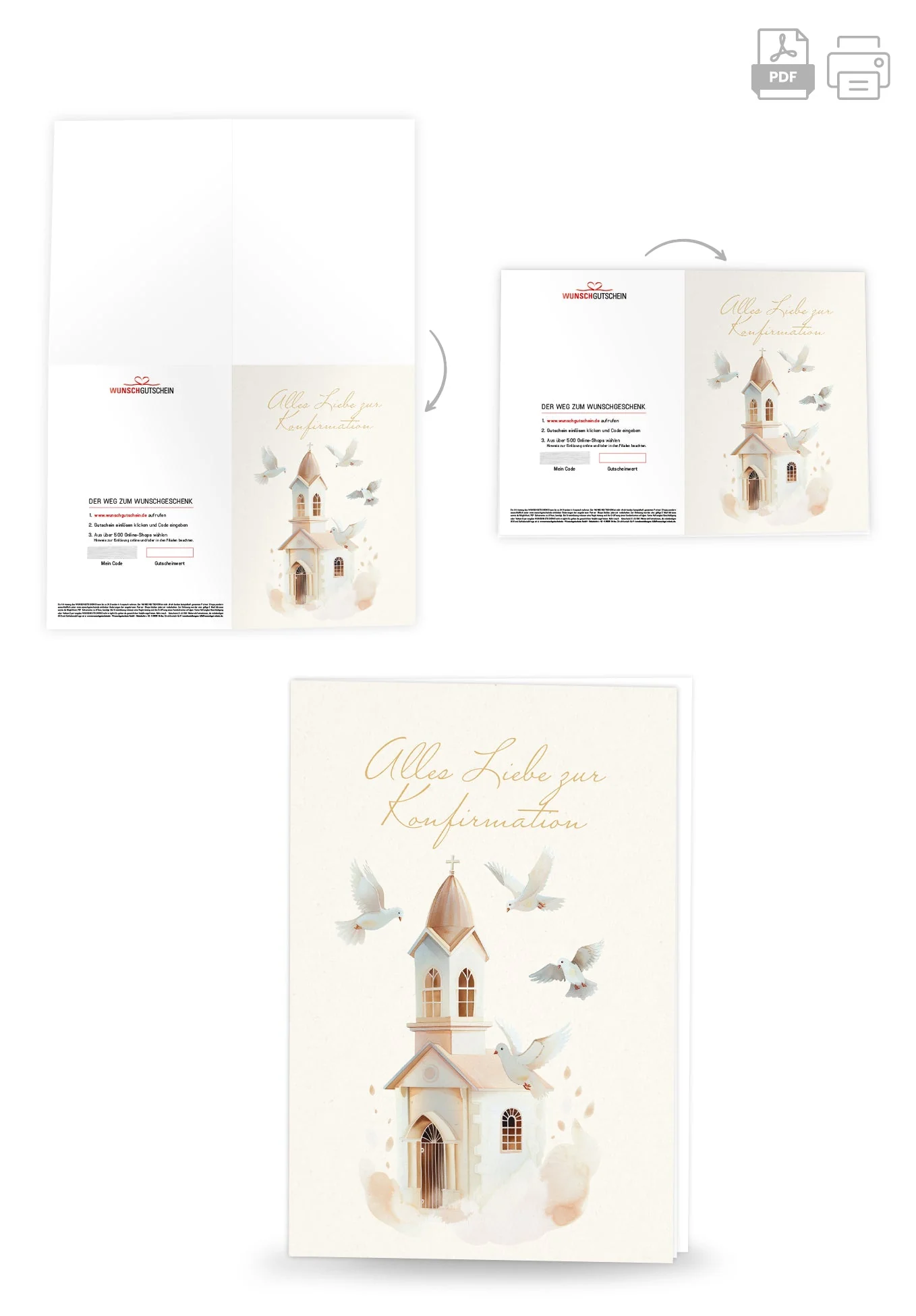 Zur Konfirmation - Kirche Beige PDF - Image 4