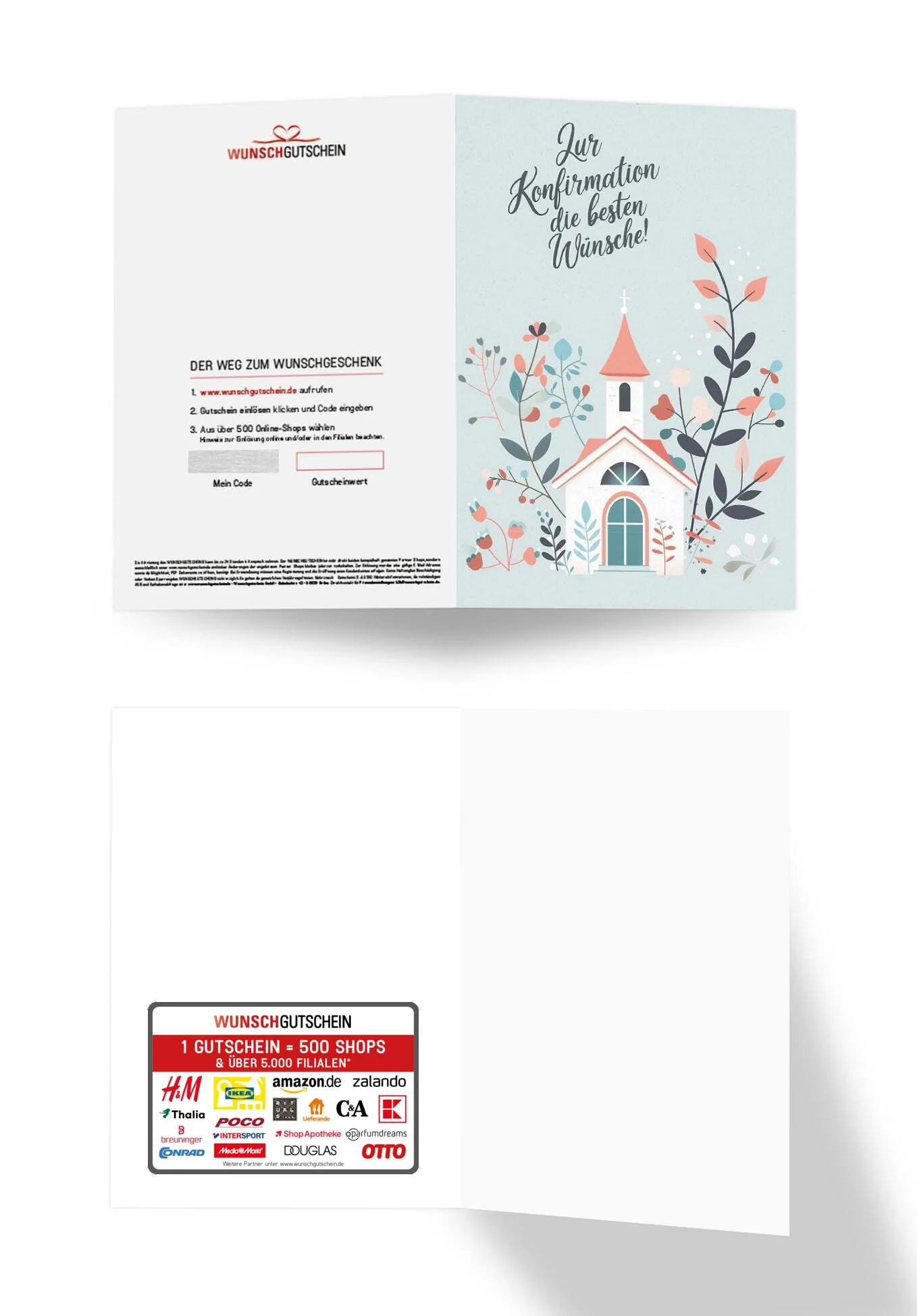 Zur Konfirmation - Kirche Rosa - Image 3